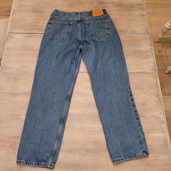 Levi's Mens 550 Relaxed Fit Jeans Size 34x32 Medium Wash - Picture 2 of 7